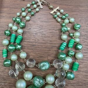 Vintage green necklace
